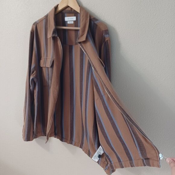 UO Ryder Zip Flannel Shirt - Picture 4 of 13